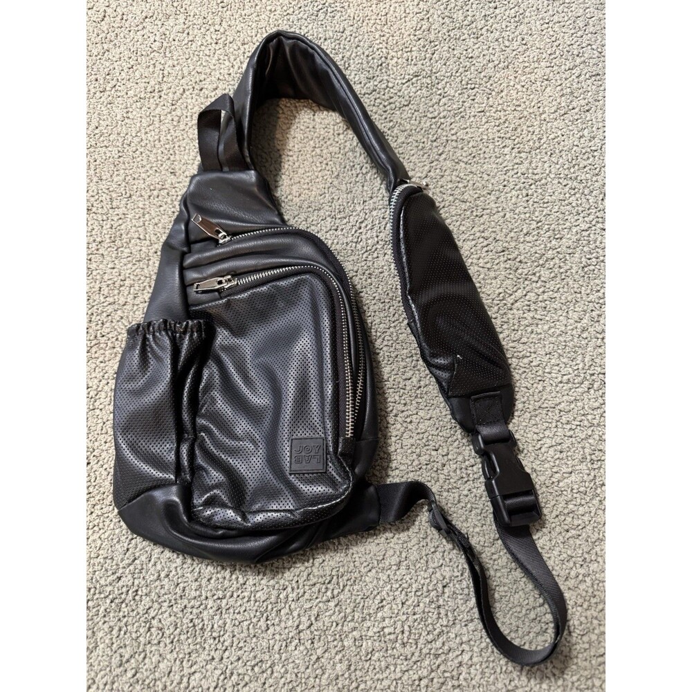 Joy Lab Black Sling Crossbody Backpack